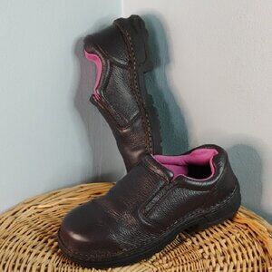 Wolverine Women's Bailey Steel Toe Slip-On 100% Full Grain Leather Safety Shoes